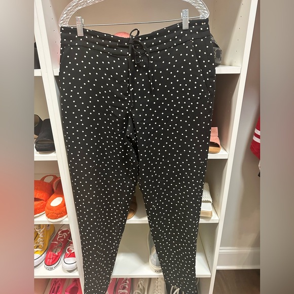 NWOT Ann Taylor polka-dot pants size 10